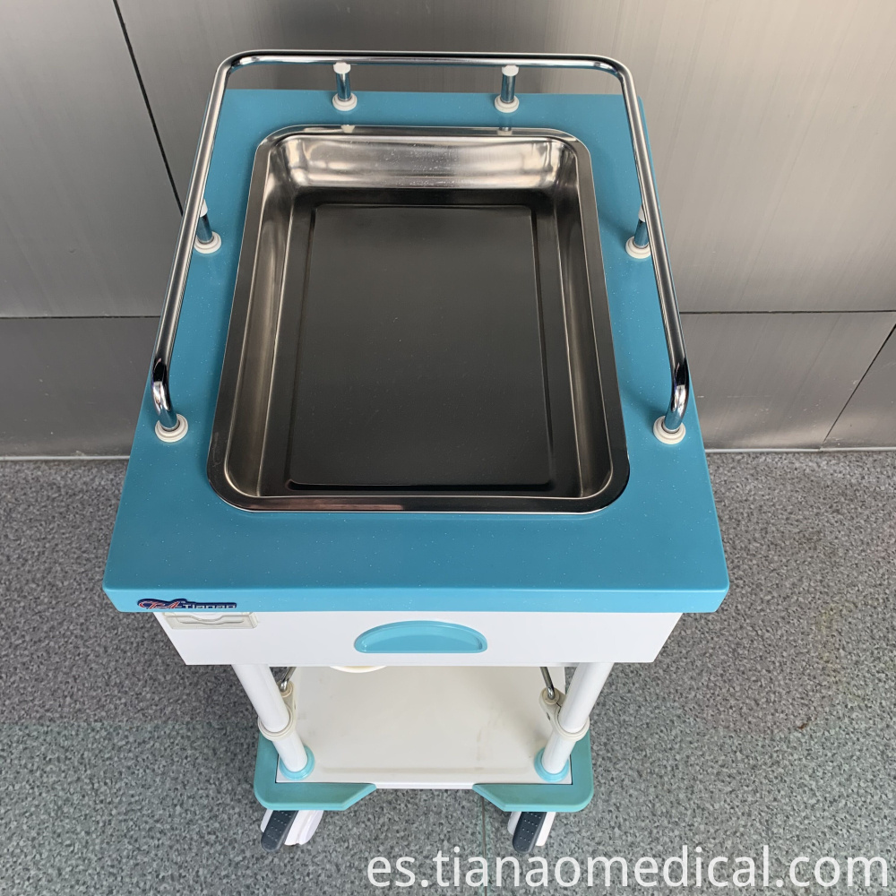 Carro de tratamiento de acero hospitalario Hospital Steel Treatment Trolley